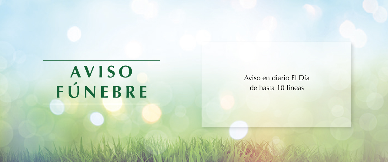 Aviso Participación de Sepelio